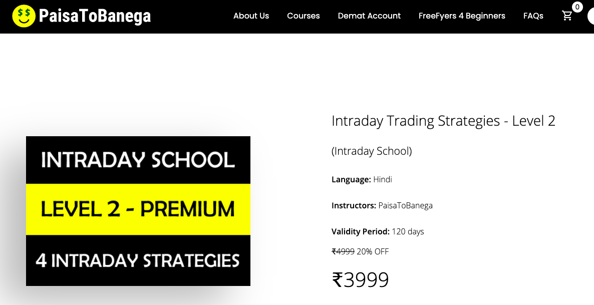 Paisa to Banega MASTER IN INTRADAY TRADING Course-Premium 4 Paisa to Banega MASTER IN INTRADAY TRADING Course-Premium - Image 4