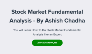 Ashish Chadha Fundamental Analysis Course-Premium