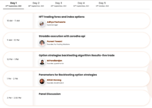 Quants Leaque - 5 Days Algorithmic Options Trading Conference 2021-Premium