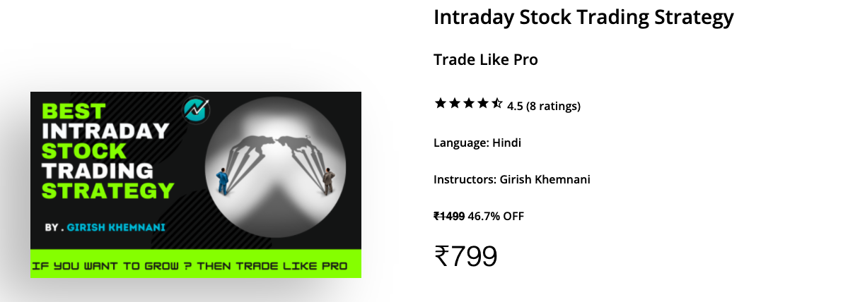 Best Intraday Stock Trading Strategy - Game of Charts ( girish ) Course-Premium 4 Best Intraday Stock Trading Strategy - Game of Charts ( girish ) Course-Premium - Image 4