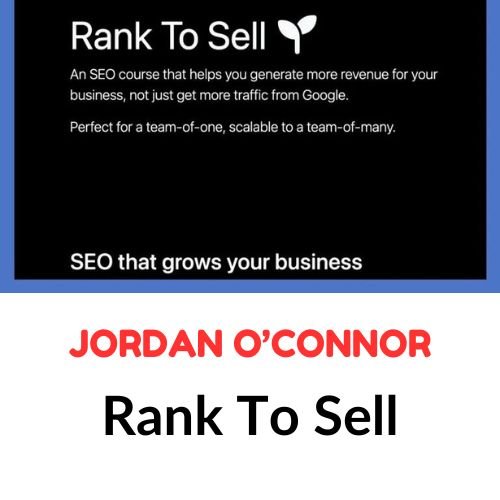 Jordan O’Connor – Rank To Sell 1 Jordan O’Connor – Rank To Sell
