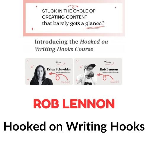 Rob Lennon – Hooked on Writing Hooks 1 Rob Lennon – Hooked on Writing Hooks
