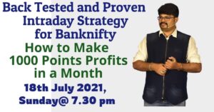 Learn How to Make 1000 Points Profits on Banknifty Per Month By Vishal Kumbar ✅