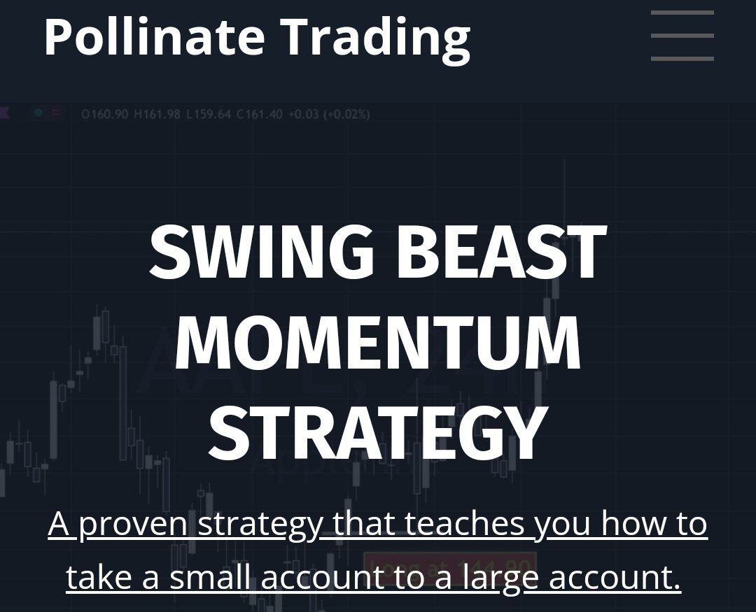 Pollinate Trading – Swing Beast Momentum Strategy 1 Pollinate Trading – Swing Beast Momentum Strategy