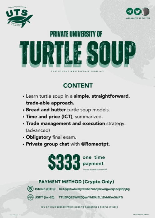 Romeo’s University of Turtle Soup 1 Romeo’s University of Turtle Soup