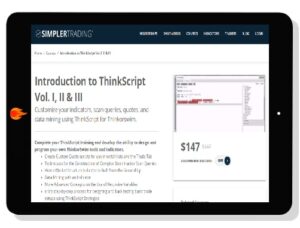 [Download] Simpler Trading – INTRODUCTION TO THINKSCRIPT VOL. I, II & III (2021)