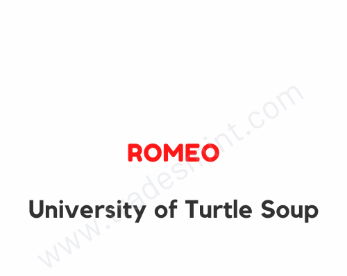 Romeo's University of Turtle Soup 1 Romeo's University of Turtle Soup