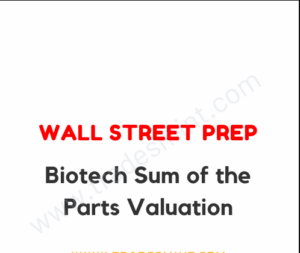 Wall Street Prep - Biotech Sum of the Parts Valuation