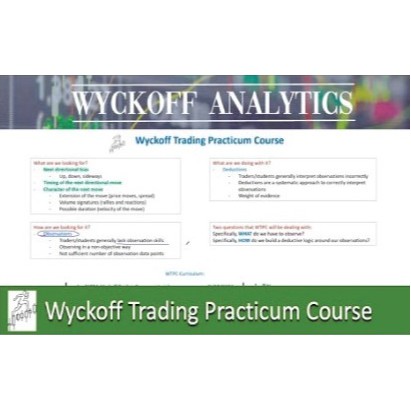 Wyckoff Trading Practicum Course 2019 1 Wyckoff Trading Practicum Course 2019