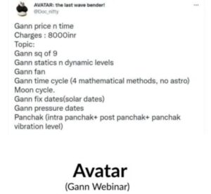 Avatar - Gann Webinar