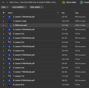 Brian Tracy – One-Day MBA How To Build A Million-Dollar Business In ANY Market in 2024