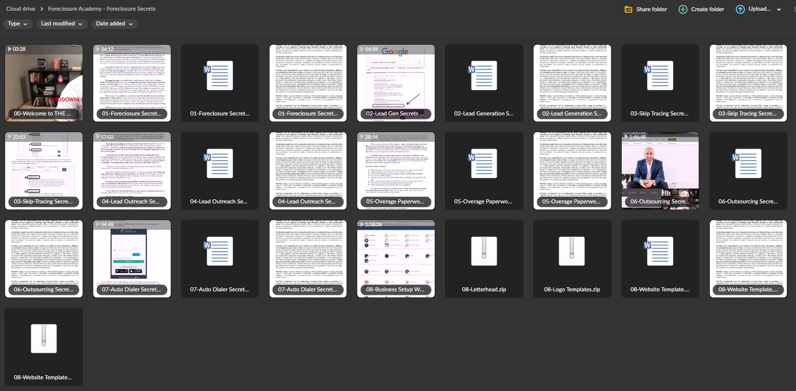 Foreclosure Academy – Foreclosure Secrets 1 Foreclosure Academy – Foreclosure Secrets