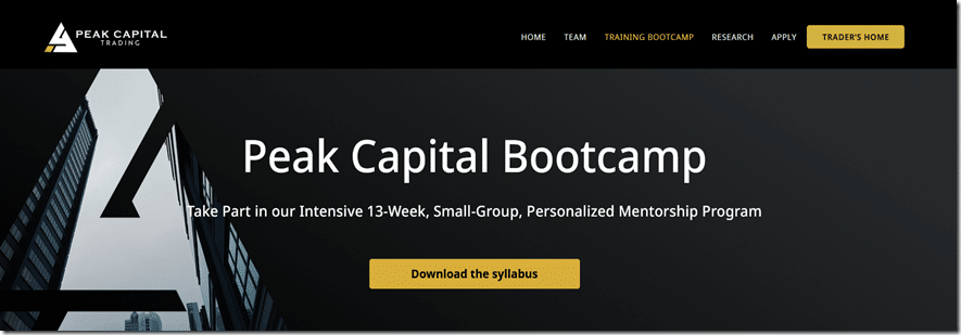 Peak Capital Trading Bootcamp – Andrew Aziz 1 Peak Capital Trading Bootcamp – Andrew Aziz
