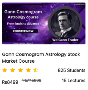 Gann Cosmogram Astrology Stock Market (Stride wise) Paid Premium Course