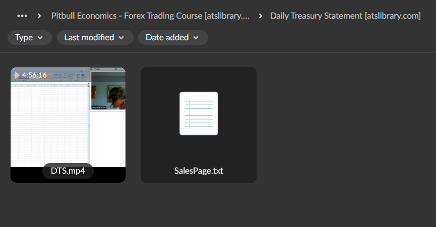Pitbull Economics – Forex Trading Course + Daily Treasury Statement 3 Pitbull Economics – Forex Trading Course + Daily Treasury Statement - Image 3