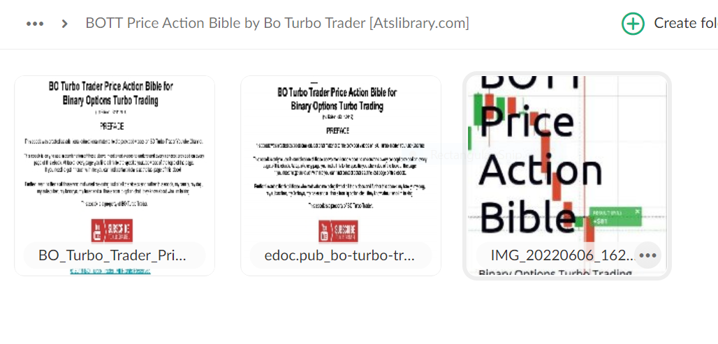 BOTT Price Action Bible by BO Turbo Trader 1 BOTT Price Action Bible by BO Turbo Trader