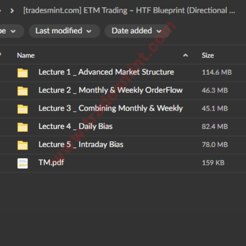 ETM Trading - HTF Blueprint (Directional Bias) 2 ETM Trading - HTF Blueprint (Directional Bias) - Image 2