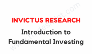 Invictus Research - Introduction to Fundamental Investing