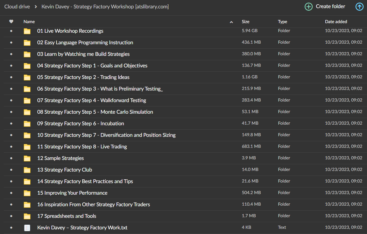 Kevin Davey – Strategy Factory Workshop 1 Kevin Davey – Strategy Factory Workshop