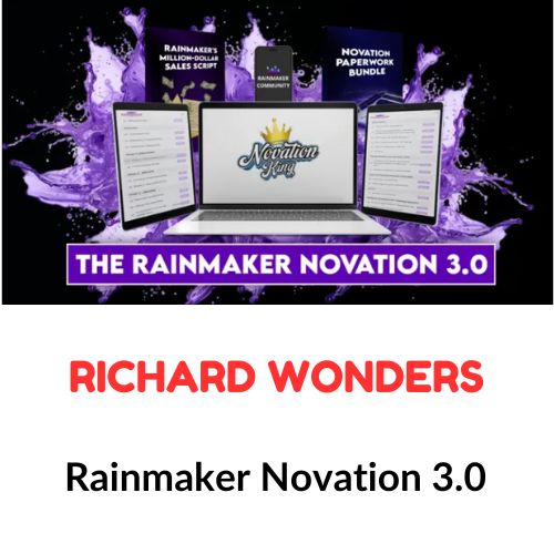 Richard Wonders – Rainmaker Novation 3.0 1 Richard Wonders – Rainmaker Novation 3.0