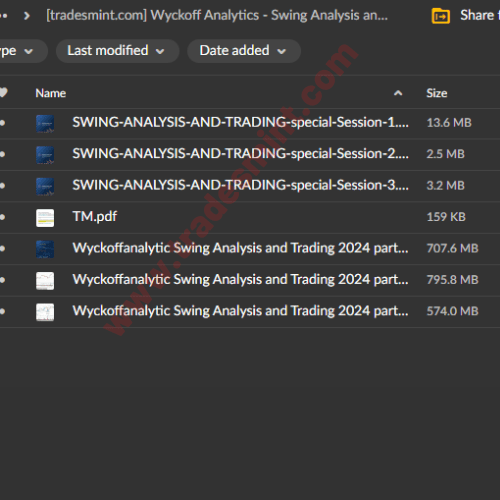 Wyckoff Analytics - Swing Analysis and Trading 2024 2 Wyckoff Analytics - Swing Analysis and Trading 2024 - Image 2