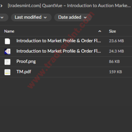 QuantVue – Introduction to Auction Market Theory, Market Profile & Order Flow 2 QuantVue – Introduction to Auction Market Theory, Market Profile & Order Flow - Image 2