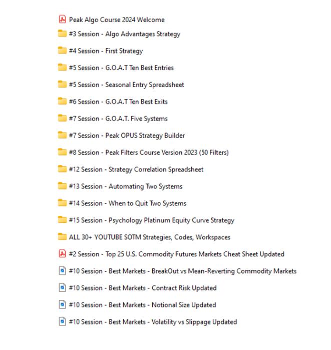 Peak Trading Research – Peak Algo Course Packet 2 Peak Trading Research – Peak Algo Course Packet - Image 2