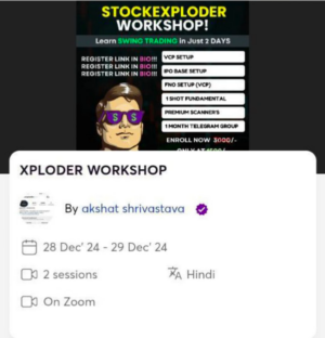 Stock Exploder Latest December 2024 Workshop