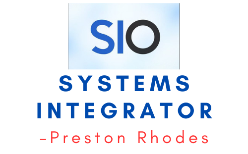 Preston Rhodes – SYSTEMS INTEGRATOR 1 Preston Rhodes – SYSTEMS INTEGRATOR