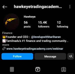 Hawkeye Trading Academy My Tamil Course 2023