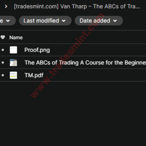 Van Tharp – The ABCs of Trading A Course for the Beginner 2 Van Tharp – The ABCs of Trading A Course for the Beginner - Image 2