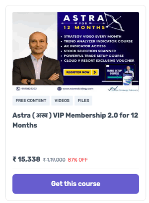 Ashish Kyal Astra ( अस्त्र ) VIP Membership 2.0 for 12 Months premium Course