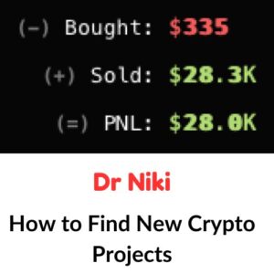 Dr Niki – How to Find New Crypto Projects