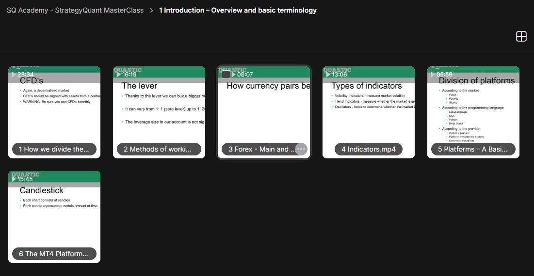 SQ Academy – StrategyQuant MasterClass 3 SQ Academy – StrategyQuant MasterClass - Image 3