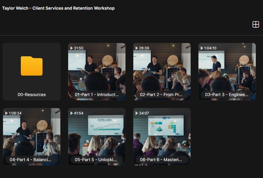 Taylor Welch – Client Services and Retention Workshop 2 Taylor Welch – Client Services and Retention Workshop - Image 2