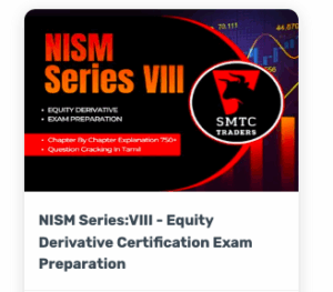 Smtc Traders NISM Series:VIII - Equity Derivative Certification Exam Preparation