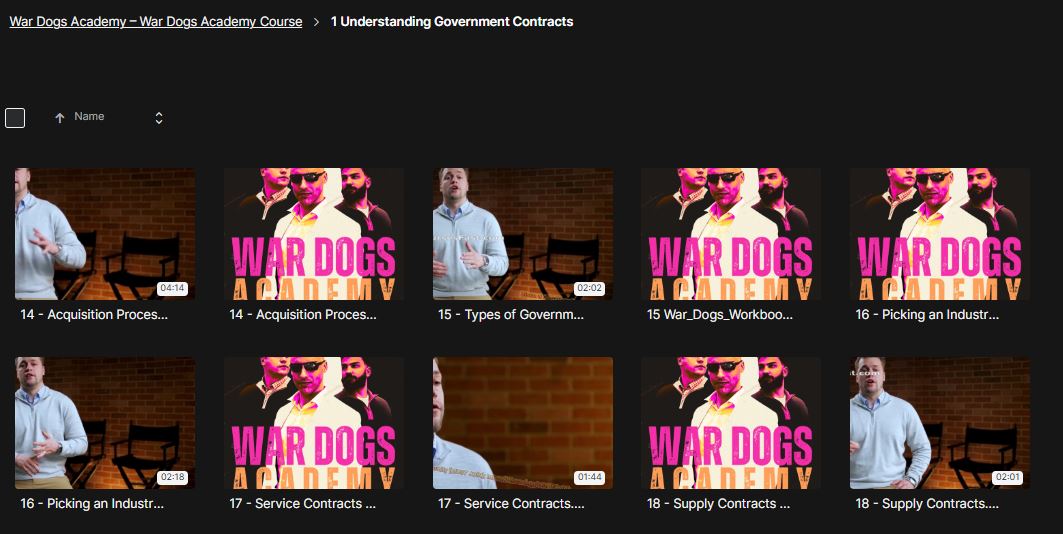 War Dogs Academy – Become a Successful Government Contractor 3 War Dogs Academy – Become a Successful Government Contractor - Image 3
