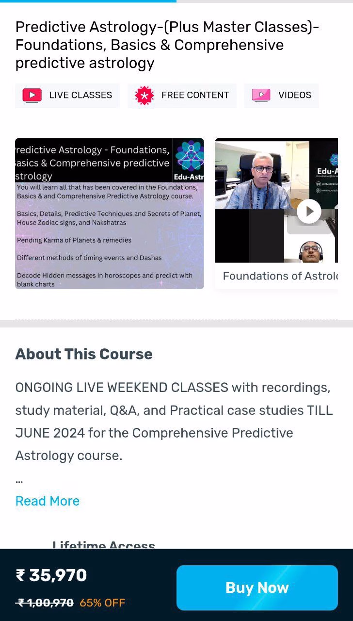 Edu Astro Learning Course Predictive Astrology-(PIus Master Classes)- Foundations, Basics & Comprehensive predictive astrology 1 Edu Astro Learning Course Predictive Astrology-(PIus Master Classes)- Foundations, Basics & Comprehensive predictive astrology