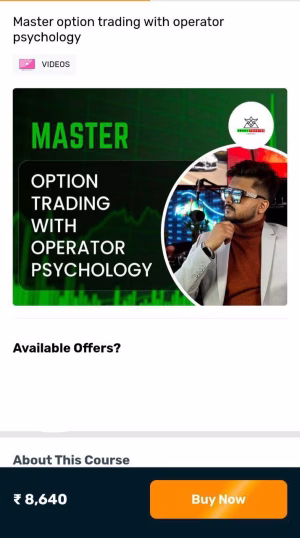 Abhay Trading Course Master Option Trading With Operator Psychology