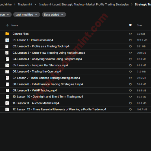 Strategic Trading - Market Profile Trading Strategies Part I + Part II 2 Strategic Trading - Market Profile Trading Strategies Part I + Part II - Image 2