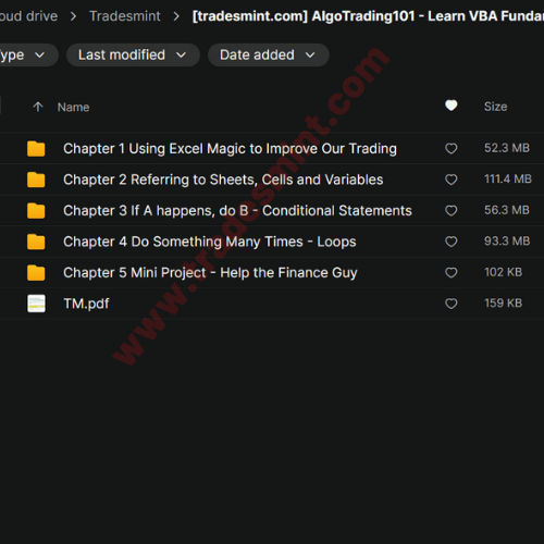 AlgoTrading101 - Learn VBA Fundamentals (Excel) 2 AlgoTrading101 - Learn VBA Fundamentals (Excel) - Image 2